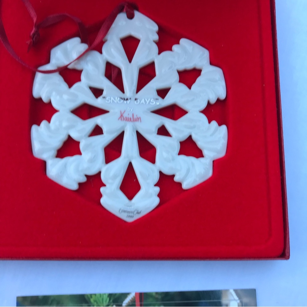 Longaber 2000 “snow days” collectible ornament by Kaitlin